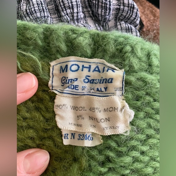 Vintage Mohair color block sweater - Picture 2 of 2